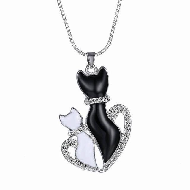 Pendentif Motif Chat Pour Femme
