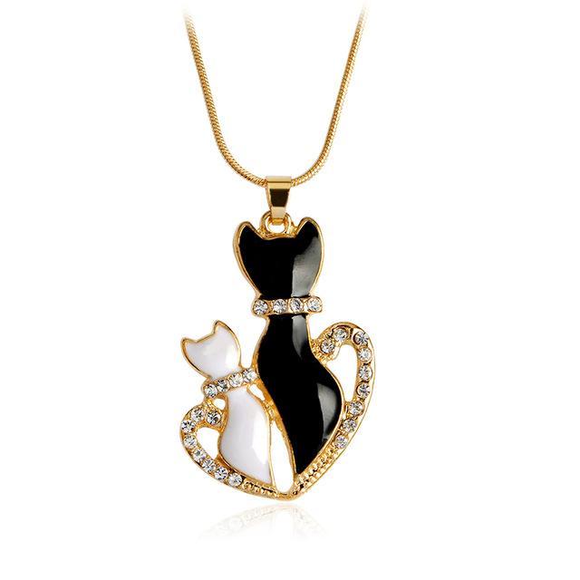 Pendentif Motif Chat Pour Femme