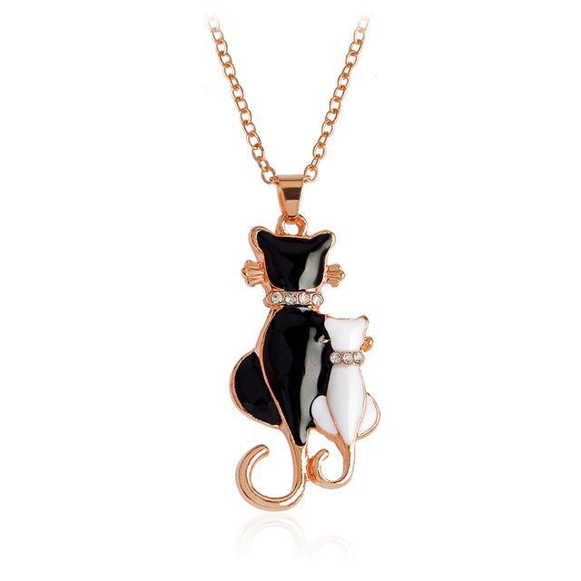 Pendentif Motif Chat Pour Femme