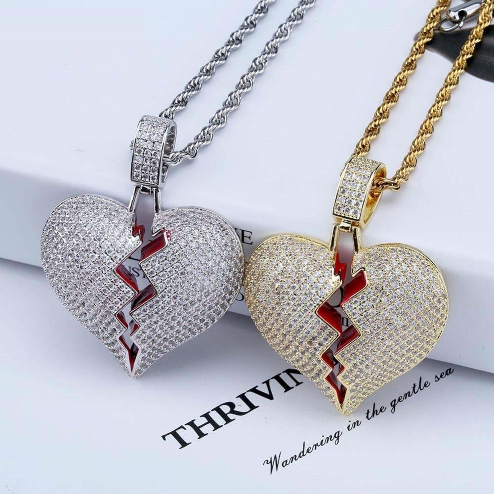 S/écurit/é PULABO Cristal Amour Coeur Ensembles de Bijoux pour Les Femmes Zircon cubique Pendentif Collier Boucles doreilles Cadeau Pratique et Populaire Haute qualit/é