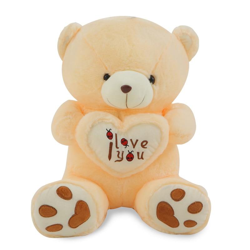 Cute peluche ours avec cœur