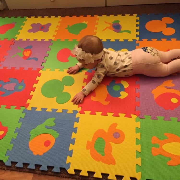 Tapis puzzle en mousse pour bébé (10pcs)